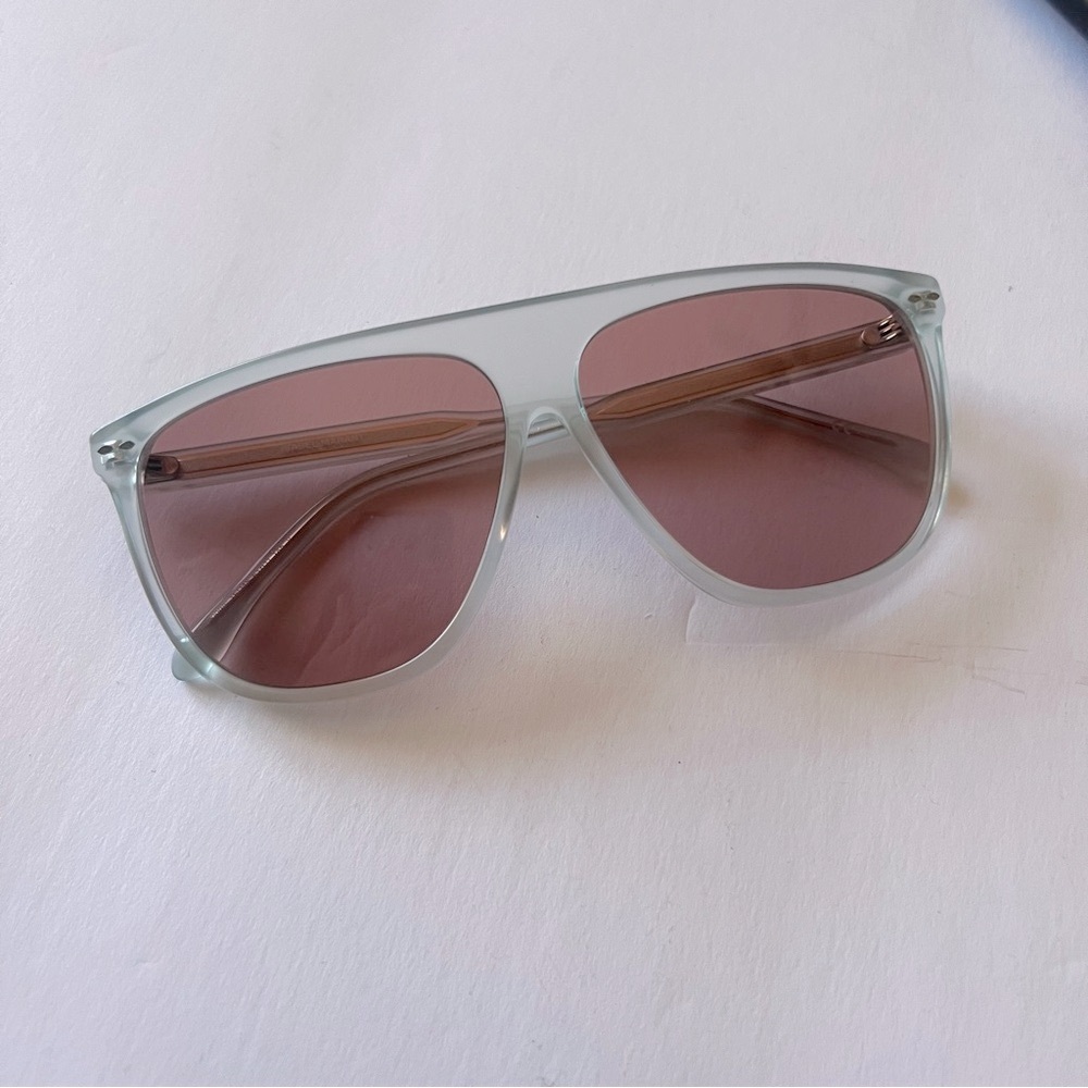 ISABEL MARANT IM0009/S 1ED4S SUNGLASSES AQUA TRANSLUCENT WITH CASE NWOT